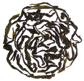 A wholesale 1 lb bag of Wu-Yi Big Red Robe oolong tea, featuring dark, twisted leaves prized for their bold roasted aroma and complex mineral flavor.